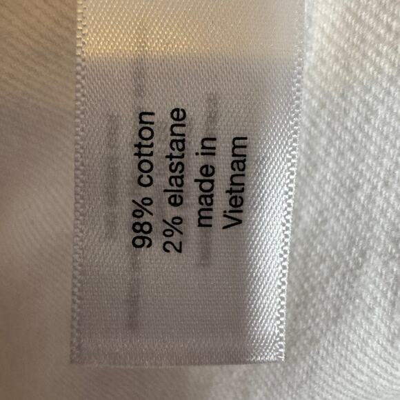 Lane Bryant Plus Size White Denim Trucker Jacket Cropped 24 NWT - Picture 6 of 8